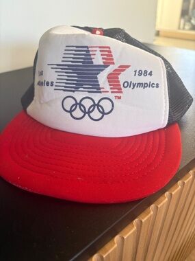 Vintage 1984 Olympics Los Angeles Trucker Hat